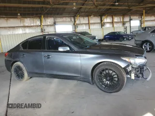 2016 Infiniti Q50 2.0t Premium with VIN JN1CV7AP3GM201982, listed as a Copart auction lot 75443484 with 79,658 mi miles and Clean Title. Bid and sale history available at carsss.com. Image 4.