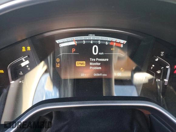 2017 Honda CR-V Touring with VIN 5J6RW2H9XHL013007, listed as a Copart auction lot 45664825 with 65,641 mi miles and Salvage Title. Bid and sale history available at carsss.com. Image 9.