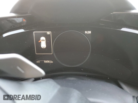 2025 Lexus NX 350 Premium with VIN JTJGGCEZ9S5010385, listed as a Copart auction lot 46846485 with 5,606 mi miles and Salvage title. Bid and sale history available at DreamBid. Image 9.