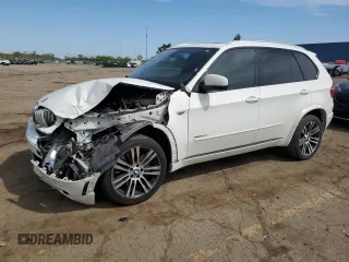 2013 BMW X5 xDrive50i with VIN 5UXZV8C5XD0C16489, listed as a Copart auction lot 56655475 with 111,845 mi miles and Salvage title. Bid and sale history available at DreamBid. Image 1.