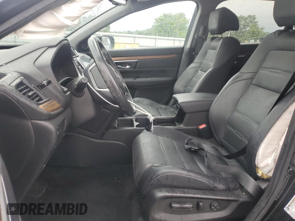 2021 Honda CR-V EX-L with VIN 5J6RW2H81MA000708, listed as a Copart auction lot 55625265 with 30,505 mi miles and Salvage Title. Bid and sale history available at DreamBid. Image 7.