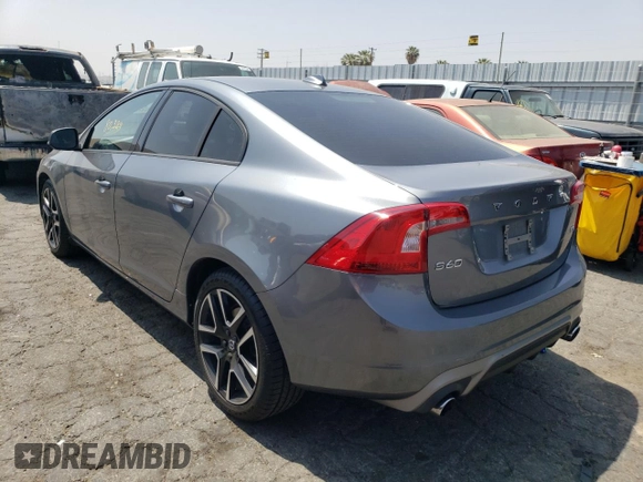 2017 Volvo S60 Dynamic with VIN YV126MFL3H2423228, listed as a Copart auction lot 46324982 with 80,384 mi miles. Bid and sale history available at carsss.com. Image 3.
