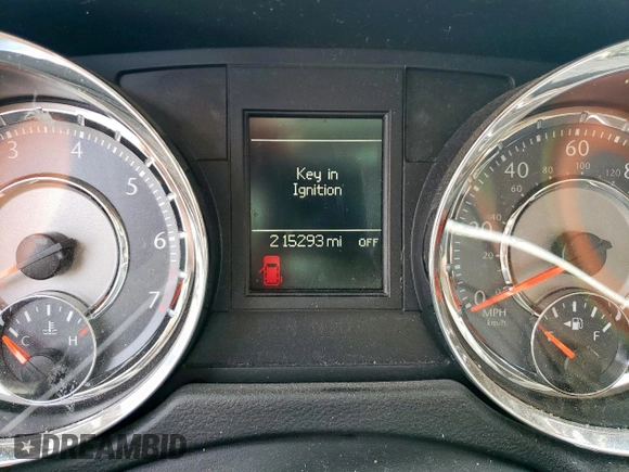 2016 Chrysler Town & Country Touring with VIN 2C4RC1BG2GR212865, listed as a Copart auction lot 53139205 with 215,293 mi miles and Salvage Title. Bid and sale history available at carsss.com. Image 9.