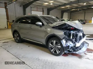 2023 Kia Sorento SX Prestige z VIN KNDRKDLG0P5223931, wystawiony jako Copart lot #54224625 z przebiegiem 27 047 mil mil oraz Szkody całkowita. Historia ofert i sprzedaży dostępna na DreamBid. Obrazek 4.