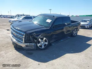 2014 Chevrolet Silverado 1500 LT with VIN 3GCPCREC1EG245728, listed as a IAAI auction lot 41663702 with 129,989 mi miles. Bid and sale history available at carsss.com. Image 2.