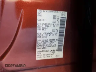 2016 Nissan Titan SL z VIN 1N6BA1F2XGN506885, wystawiony jako Copart lot #43457125 z przebiegiem 51 323 mil mil oraz Szkoda całkowita • Salvage title. Historia ofert i sprzedaży dostępna na DreamBid. Obrazek 12.
