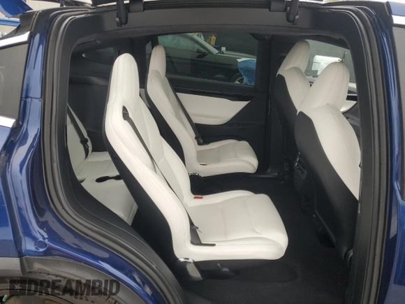 2020 Tesla Model X Long Range with VIN 5YJXCBE2XLF250234, listed as a Copart auction lot 42236365 with 63,401 mi miles and Non Repairable. Bid and sale history available at carsss.com. Image 11.