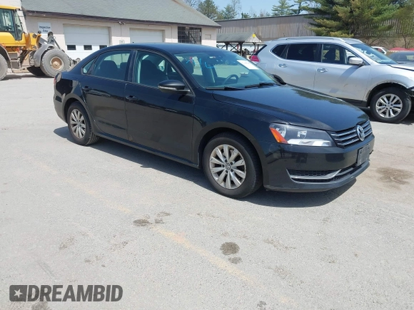 2012 Volkswagen Passat S with VIN 1VWAP7A39CC025836, listed as a IAAI auction lot 42148349 with 215,546 mi miles and . Bid and sale history available at DreamBid. Image 1.