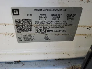 2020 Buick Enclave Premium with VIN 5GAEVBKWXLJ114009, listed as a Copart auction lot 75128944 with 0 mi miles and Non Repairable. Bid and sale history available at carsss.com. Image 13.