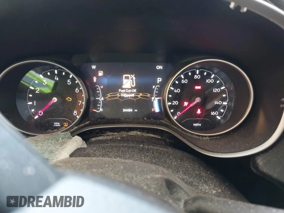 2019 Jeep Compass Limited with VIN 3C4NJDCB3KT646226, listed as a IAAI auction lot 42406026 with 34,494 mi miles and . Bid and sale history available at DreamBid. Image 7.