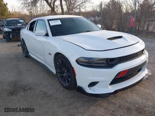 2020 Dodge Charger Scat Pack with VIN 2C3CDXGJ9LH164778, listed as a IAAI auction lot 41780153 with 32,100 mi miles. Bid and sale history available at carsss.com. Image 1.