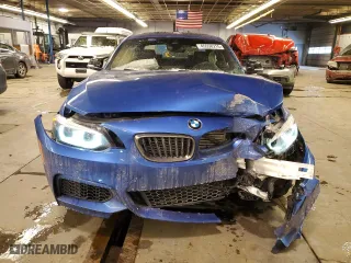 2021 BMW 2 Series M240i xDrive with VIN WBA2J7C07M7J59957, listed as a Copart auction lot 45558215 with 22,522 mi miles and Salvage Title. Bid and sale history available at carsss.com. Image 5.
