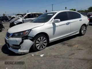 2015 Honda Accord EX-L с VIN 1HGCR2F82FA131740, выставлен на аукционе Copart как лот 61209755 с пробегом 135 627 миль миль и Списание • Salvage title. История ставок и продаж доступна на DreamBid. Изображение 1.