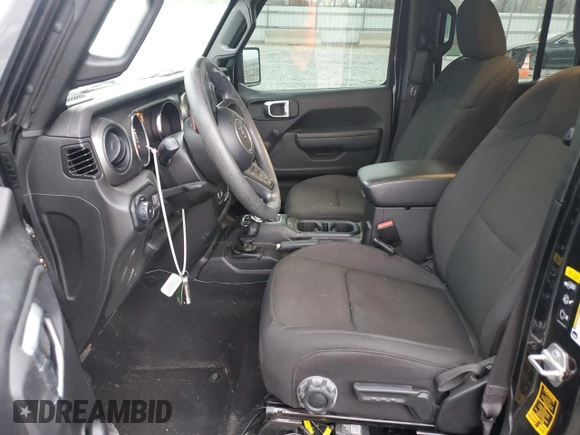 2023 Jeep Wrangler Sport S with VIN 1C4HJXDG0PW626672, listed as a Copart auction lot 47358915 with 19,089 mi miles and Salvage Title. Bid and sale history available at DreamBid. Image 7.