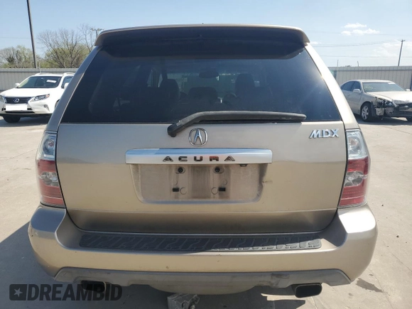 2005 Acura MDX Touring with VIN 2HNYD18935H503308, listed as a Copart auction lot 50608535 with 226,032 mi miles and Salvage Title. Bid and sale history available at carsss.com. Image 6.