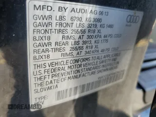 2014 Audi Q7 3.0T Premium with VIN WA1CGAFE6ED002833, listed as a Copart auction lot 70429994 with 153,158 mi miles and Salvage Title. Bid and sale history available at carsss.com. Image 14.