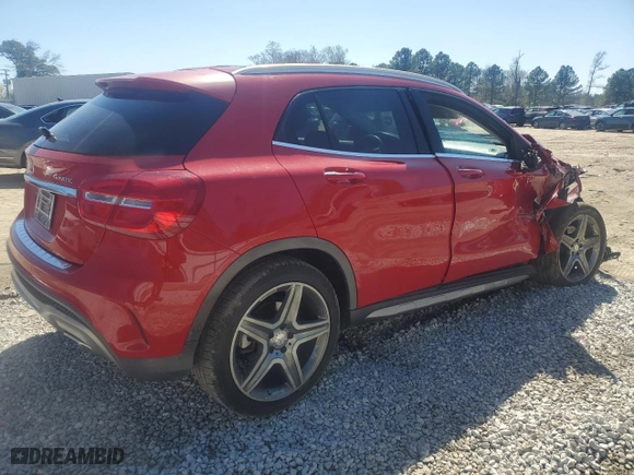 2015 Mercedes-Benz GLA-Class GLA 250 with VIN WDCTG4GB7FJ111066, listed as a Copart auction lot 50088125 with 104,327 mi miles and Salvage Title. Bid and sale history available at carsss.com. Image 3.