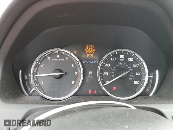 2015 Acura TLX with VIN 19UUB1F36FA011284, listed as a Copart auction lot 53176234 with 62,931 mi miles. Bid and sale history available at carsss.com. Image 9.