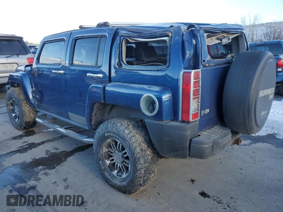 2006 Hummer H3 with VIN 5GTDN136968312278, listed as a Copart auction lot 88010285 with 201,734 mi miles and Salvage Title. Bid and sale history available at DreamBid. Image 2.