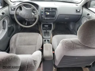 2000 Honda Civic VP with VIN 2HGEJ6612YH584853, listed as a Copart auction lot 87037754 with 169,552 mi miles and Salvage Title. Bid and sale history available at carsss.com. Image 8.