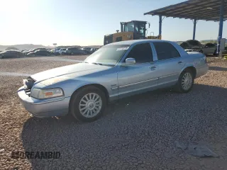 2009 Mercury Grand Marquis LS with VIN 2MEHM75V09X611485, listed as a Copart auction lot 51715775 with 97,578 mi miles and Salvage Title. Bid and sale history available at carsss.com. Image 1.