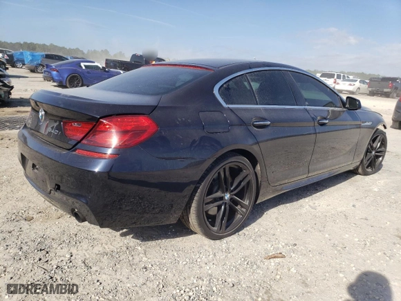 2013 BMW 6 Series 640i with VIN WBA6A0C52DDZ03809, listed as a Copart auction lot 84518974 with 84,147 mi miles and Salvage Title. Bid and sale history available at carsss.com. Image 3.