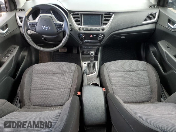 2018 Hyundai Accent Limited z VIN 3KPC34A30JE031634, wystawiony jako Copart lot #57531905 z przebiegiem 68 626 mil mil oraz Szkoda całkowita • Salvage title. Historia ofert i sprzedaży dostępna na DreamBid. Obrazek 8.