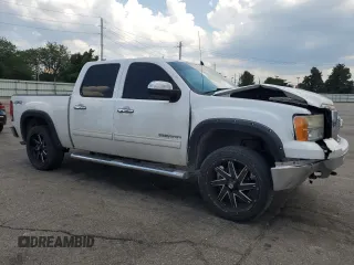 2011 GMC Sierra 1500 SLE with VIN 3GTP2VE33BG266362, listed as a Copart auction lot 62842195 with 148,679 mi miles and Salvage title. Bid and sale history available at DreamBid. Image 4.