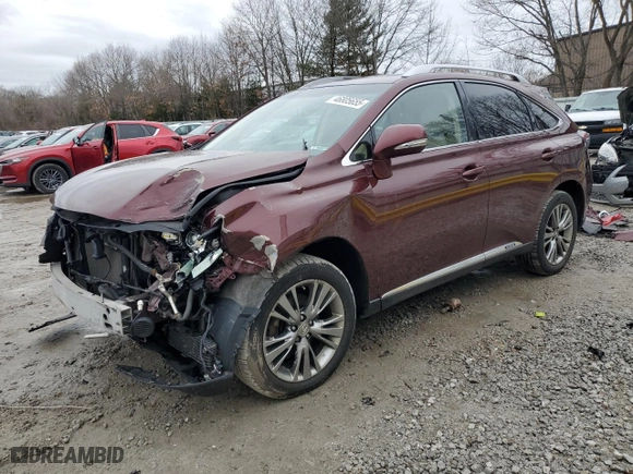 2013 Lexus RX 450h with VIN JTJBC1BAXD2448314, listed as a Copart auction lot 46805655 with 106,474 mi miles and Clean Title. Bid and sale history available at carsss.com. Image 1.