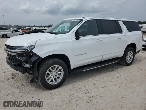 2022 Chevrolet Suburban LS with VIN 1GNSCBKD3NR202966, listed as a Copart auction lot 62021864 with 35,851 mi miles and Salvage Title. Bid and sale history available at DreamBid. Image 1.