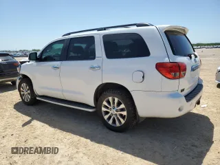 2017 Toyota Sequoia Limited with VIN 5TDKY5G14HS068436, listed as a Copart auction lot 52301095 with 185,489 mi miles and Salvage Title. Bid and sale history available at carsss.com. Image 2.