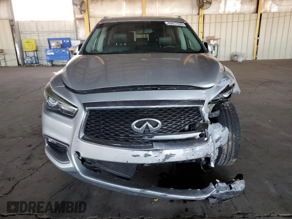 2016 Infiniti QX60 with VIN 5N1AL0MN6GC504879, listed as a Copart auction lot 45817435 with 124,792 mi miles and Salvage Title. Bid and sale history available at carsss.com. Image 5.