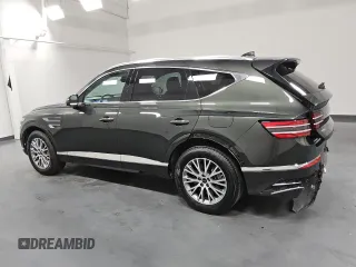 2025 Genesis GV80 Standard with VIN KMUHFESB8SU236496, listed as a Copart auction lot 64112645 with 14,668 mi miles and Clean title. Bid and sale history available at DreamBid. Image 2.