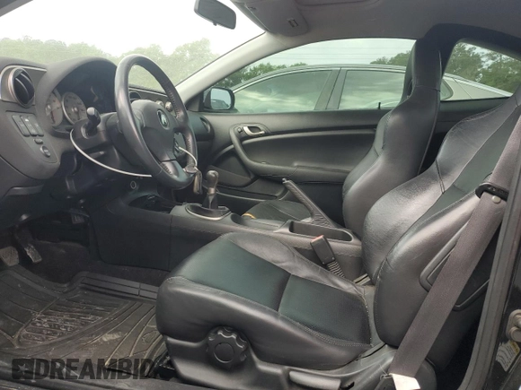 2002 Acura RSX Type S with VIN JH4DC53022C016749, listed as a Copart auction lot 53957485 with 166,533 mi miles and Salvage title. Bid and sale history available at DreamBid. Image 7.