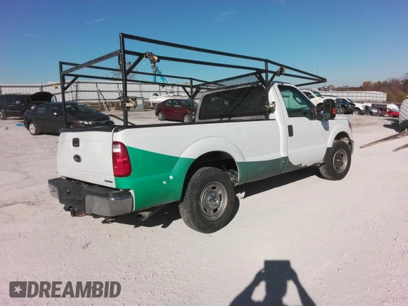 2016 Ford Super Duty F-250 SRW XL with VIN 1FTBF2A68GEC24376, listed as a Copart auction lot 73403574 with 156,850 mi miles and Salvage Title. Bid and sale history available at carsss.com. Image 3.