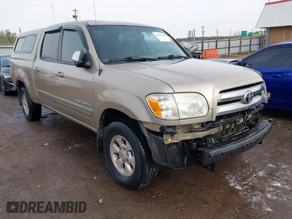 2006 Toyota Tundra SR5 with VIN 5TBET34106S512373, listed as a IAAI auction lot 41919438 with 112,699 mi miles and . Bid and sale history available at DreamBid. Image 1.
