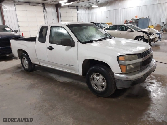 2005 Chevrolet Colorado Z85 with VIN 1GCCS198X58136134, listed as a IAAI auction lot 41508143 with 253,246 mi miles. Bid and sale history available at carsss.com. Image 1.