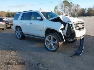 2015 GMC Yukon SLT with VIN 1GKS1BKC5FR240453, listed as a IAAI auction lot 41316793 with 1 mi miles. Bid and sale history available at carsss.com. Image 1.