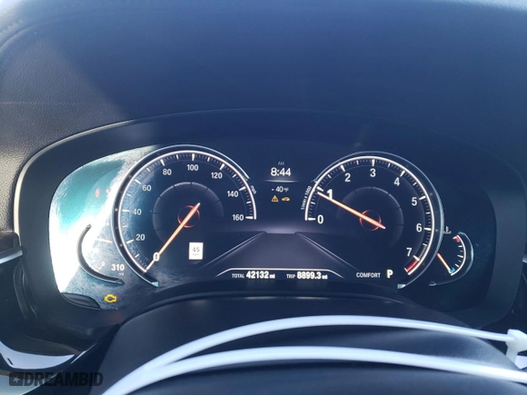 2018 BMW 6 Series 640i xDrive with VIN WBAJV6C58JBK07576, listed as a Copart auction lot 42206533 with 42,132 mi miles. Bid and sale history available at carsss.com. Image 9.