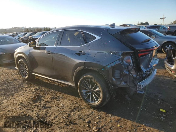 2023 Lexus NX with VIN 2T2GKCEZ5PC015106, listed as a Copart auction lot 44005985 with 21,168 mi miles and Salvage Title. Bid and sale history available at carsss.com. Image 2.