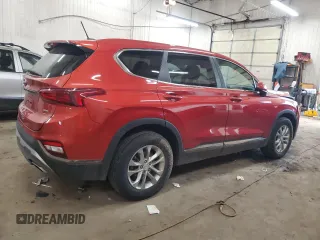 2019 Hyundai Santa Fe SE with VIN 5NMS2CAD4KH070822, listed as a Copart auction lot 61863315 with 74,865 mi miles and Salvage title. Bid and sale history available at DreamBid. Image 3.