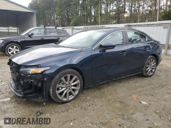 2024 Mazda 3 S Preferred with VIN 3MZBPACM7RM424663, listed as a Copart auction lot 52496455 with 2,198 mi miles and Salvage Title. Bid and sale history available at DreamBid. Image 1.