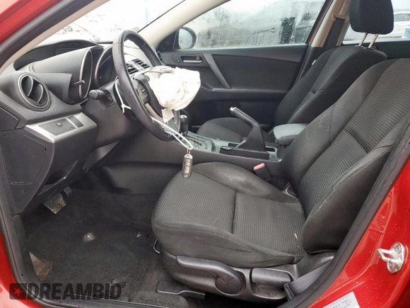 2013 Mazda 3 i Touring with VIN JM1BL1V74D1767779, listed as a Copart auction lot 54360115 with 120,405 mi miles and Salvage title. Bid and sale history available at DreamBid. Image 7.