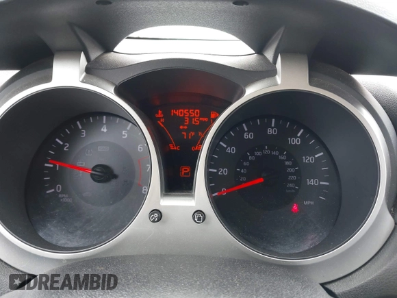 2015 Nissan Juke S with VIN JN8AF5MV8FT559264, listed as a IAAI auction lot 41961274 with 140,550 mi miles and . Bid and sale history available at DreamBid. Image 7.