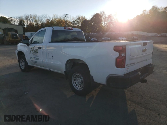 2021 Chevrolet Silverado 1500 Work Truck with VIN 3GCNWAEK4MG286148, listed as a Copart auction lot 75868924 with 47,269 mi miles and Salvage Title. Bid and sale history available at carsss.com. Image 2.