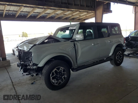2024 Ford Bronco Outer Banks with VIN 1FMDE8BH1RLA96636, listed as a Copart auction lot 63740475 with 11,791 mi miles and Salvage title. Bid and sale history available at DreamBid. Image 1.