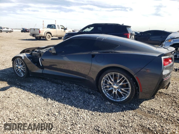 2017 Chevrolet Corvette 1LT with VIN 1G1YA2D75H5105076, listed as a Copart auction lot 43396205 with 66,451 mi miles and Salvage Title. Bid and sale history available at carsss.com. Image 2.
