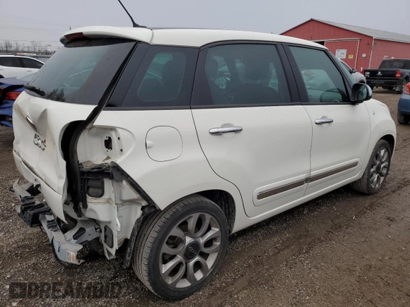 2015 FIAT 500L Lounge with VIN ZFBCFACH8FZ035234, listed as a Copart auction lot 79891324 with 74,587 mi miles and Salvage Title. Bid and sale history available at carsss.com. Image 3.