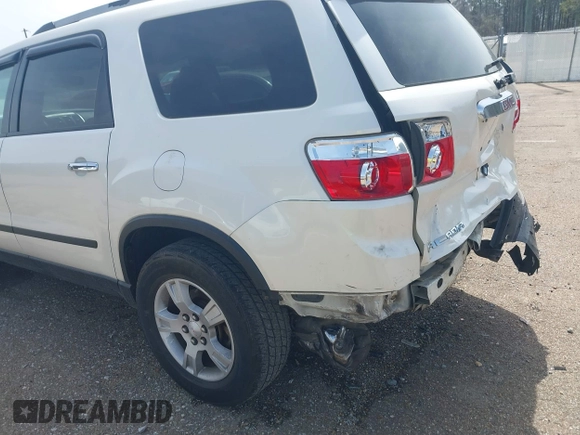 2010 GMC Acadia SL with VIN 1GKLRKED1AJ117161, listed as a IAAI auction lot 41860861 with 145,852 mi miles and . Bid and sale history available at DreamBid. Image 16.