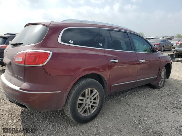 2015 Buick Enclave Convenience with VIN 5GAKRAKDXFJ222506, listed as a Copart auction lot 49017405 with 0 mi miles and Salvage Title. Bid and sale history available at carsss.com. Image 3.